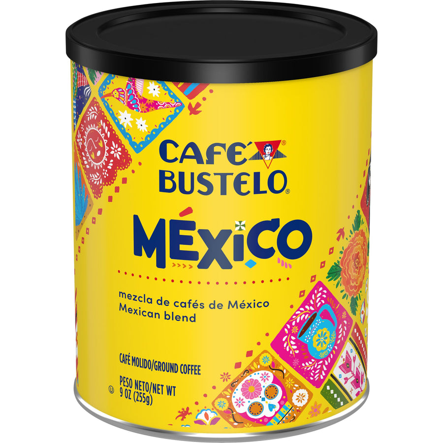 Cafe Bustelo Mexico Dark Roast Ground Coffee Can, 9 oz