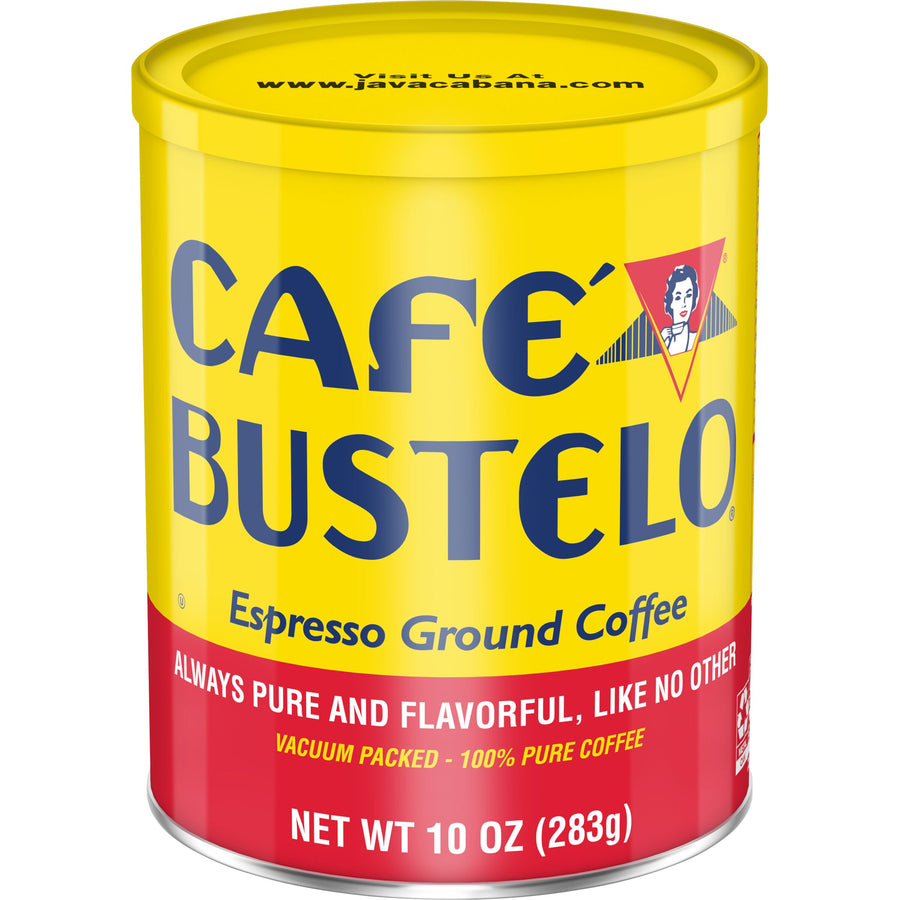 Cafe Bustelo Espresso Style Dark Roast, Ground Coffee Can, 10 oz
