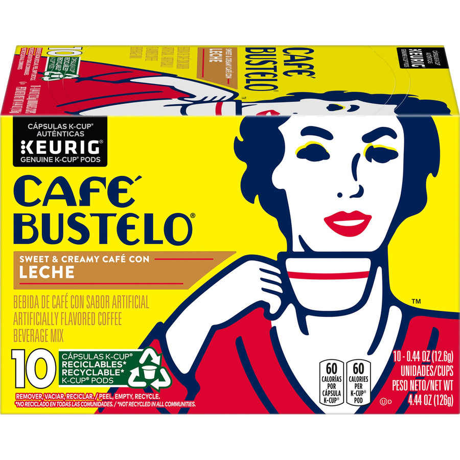 Cafe Bustelo Cafe con Leche, K-Cup Pods
